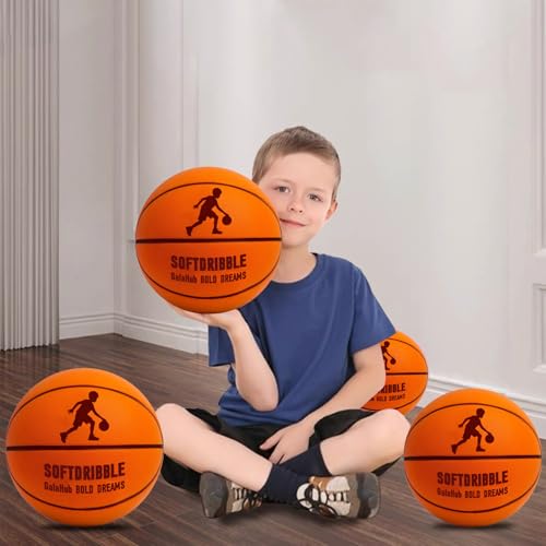GalaHub Silent Basketball Size 7（29.5’’） 2025 New Upgraded | Soft Foam Indoor Basketball for Kids & Adults, Quiet Bounce, Durable & Safe for Home, Office, and Dorm Room - Image 3
