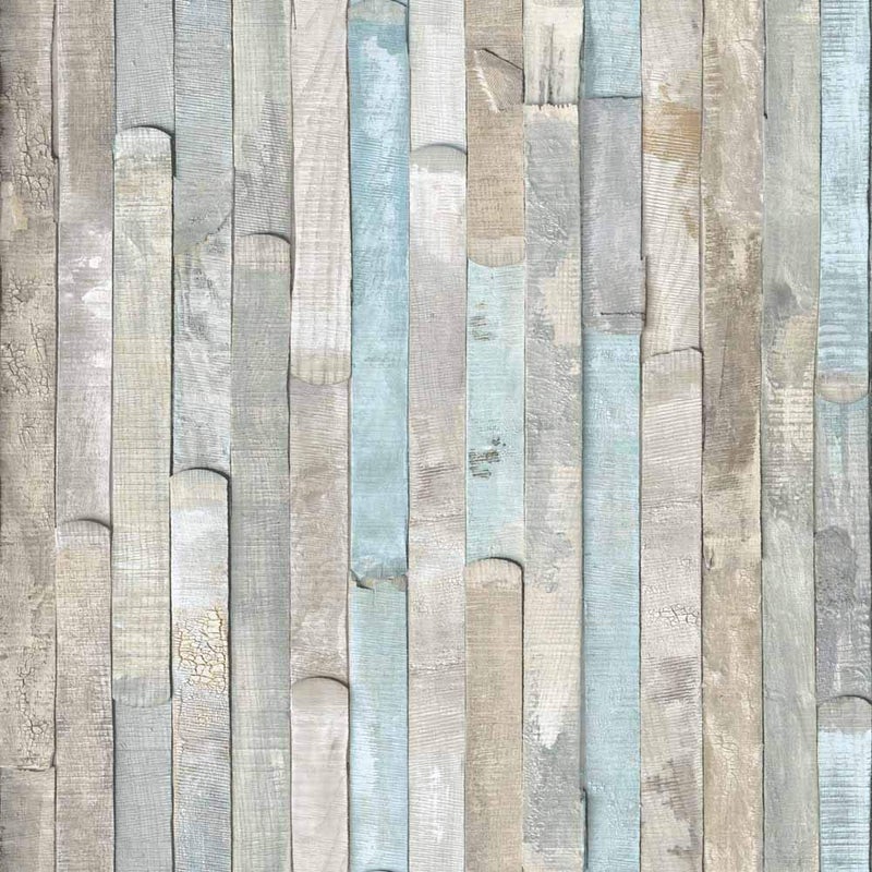 d-c-fix 346-0644-4PKA Decorative Self-Adhesive Film, Beach Wood 17" x 78" Roll, 4-Pack with Applicator