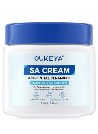 Salicylic Acid Moisturizing Cream for Dry Skin, Body Lotion & Face Moisturizer with 5 Kinds of Ceramides & Salicylic Acid, Deep Nourishing and 48-Hour Long-Lasting 350g - pzsku/Z4E6DB88F98C1140D24EAZ/45/1749197266/df2c1f86-be38-4060-b265-7f853aa5394d