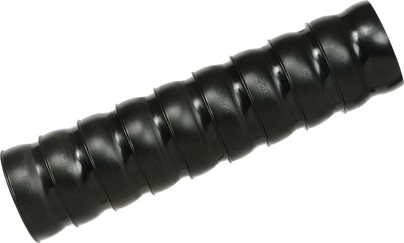 Anti-Static Vacuum Hose Component, Black Acetal Copolymer, 2-1/2" ID, 12" Length Segment (9 elements total) - 81301AS