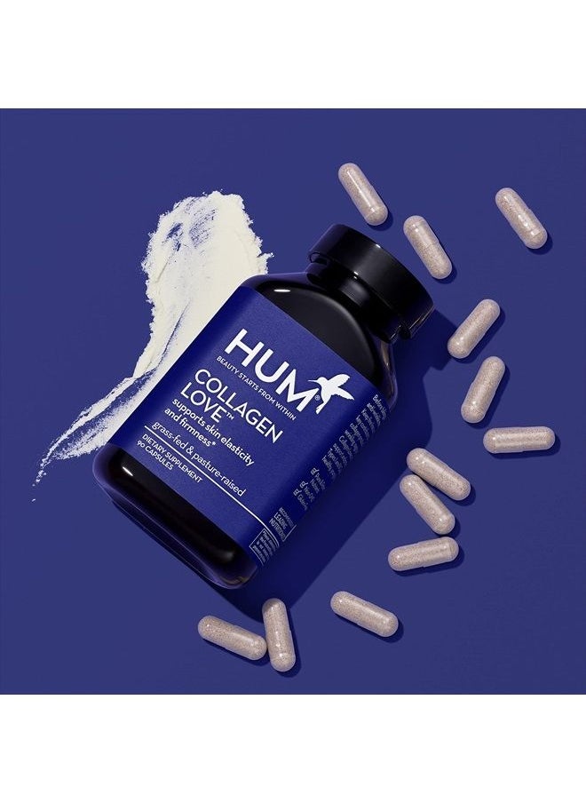 HUM - Collagen Love - Hyaluronic Acid & Vitamin C to Support Firm Skin & Help Minimize Visible Signs of Aging - Skin Supplement (90 Capsules) - Image 1
