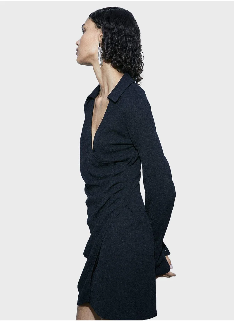 H&M Draped Wrap Dress