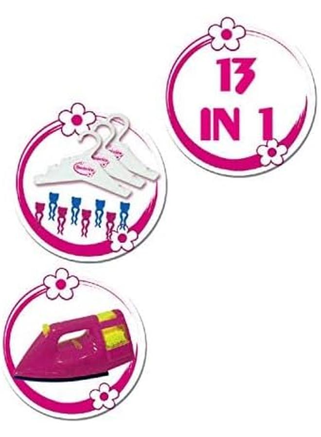 Bambolina Iron Board Set 13 In 1 With Accessories For Ages 3 Plus Years Old - Image 3