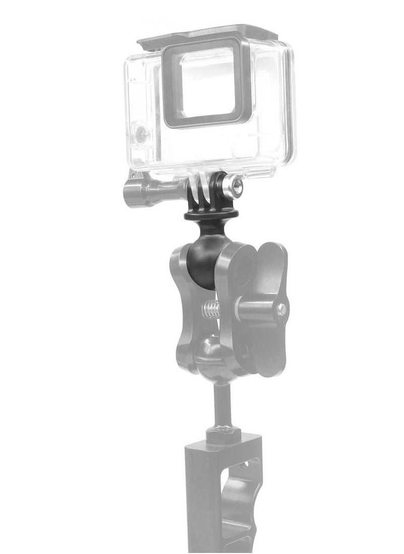 Y&D - Ball Mount Adapter for Gopro Hero Series/Yi/Coyote/AKASO/SJCAM Sports Camera, Compatible with RAM Mounts, Rotating Head Metal Screws - Image 1