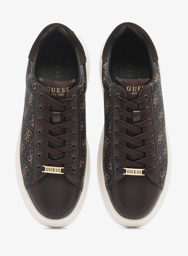 GUESS Casual Lace up Low Top Sneakers