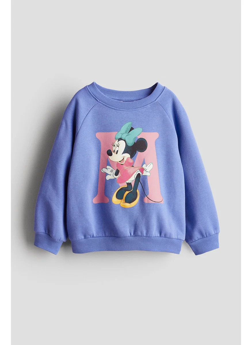 اتش اند ام Printed Sweatshirt
