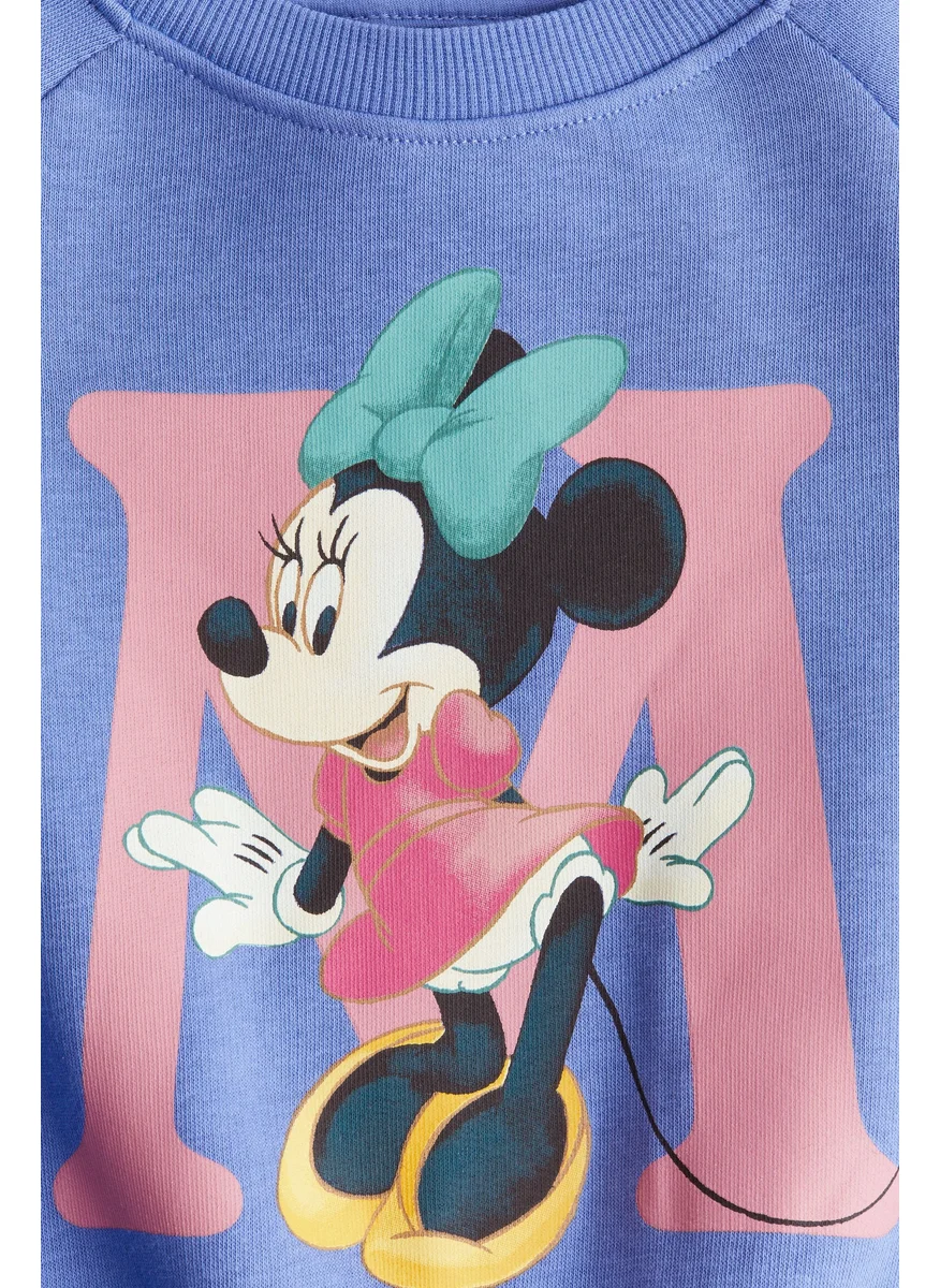 اتش اند ام Printed Sweatshirt