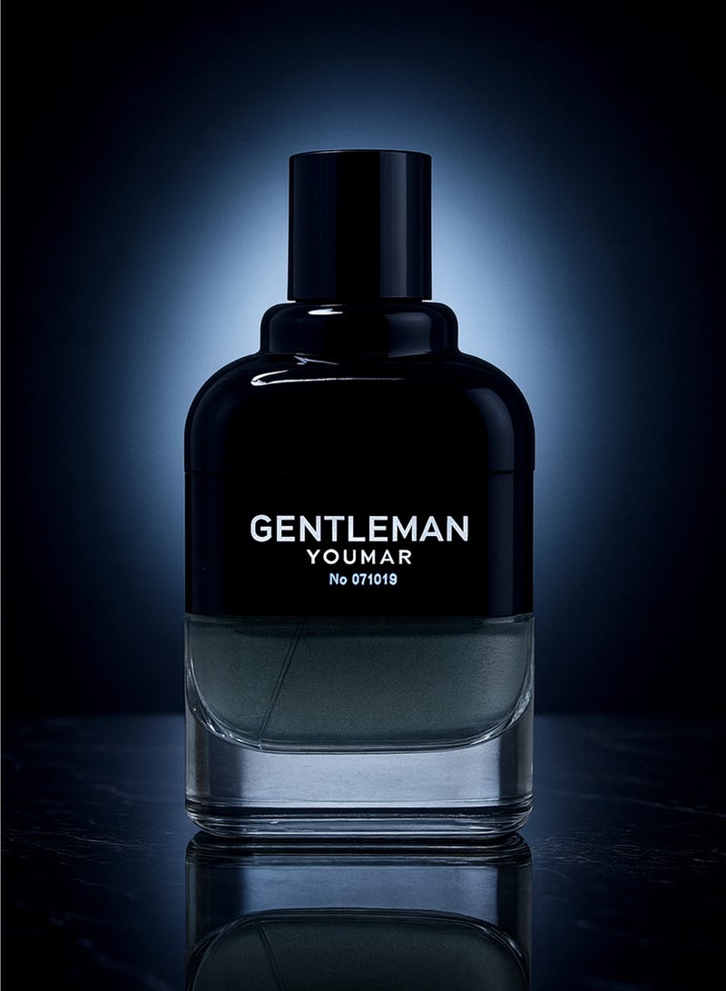 يومار عطر فاخر للرجال من مجموعة يومار جنتلمان رقم 1019، 100 مل | نفحات عطرية، بودرية، وبلسمية | عطر رجالي فاخر، 100 مل | أفضل هدية عطرية له - Image 2