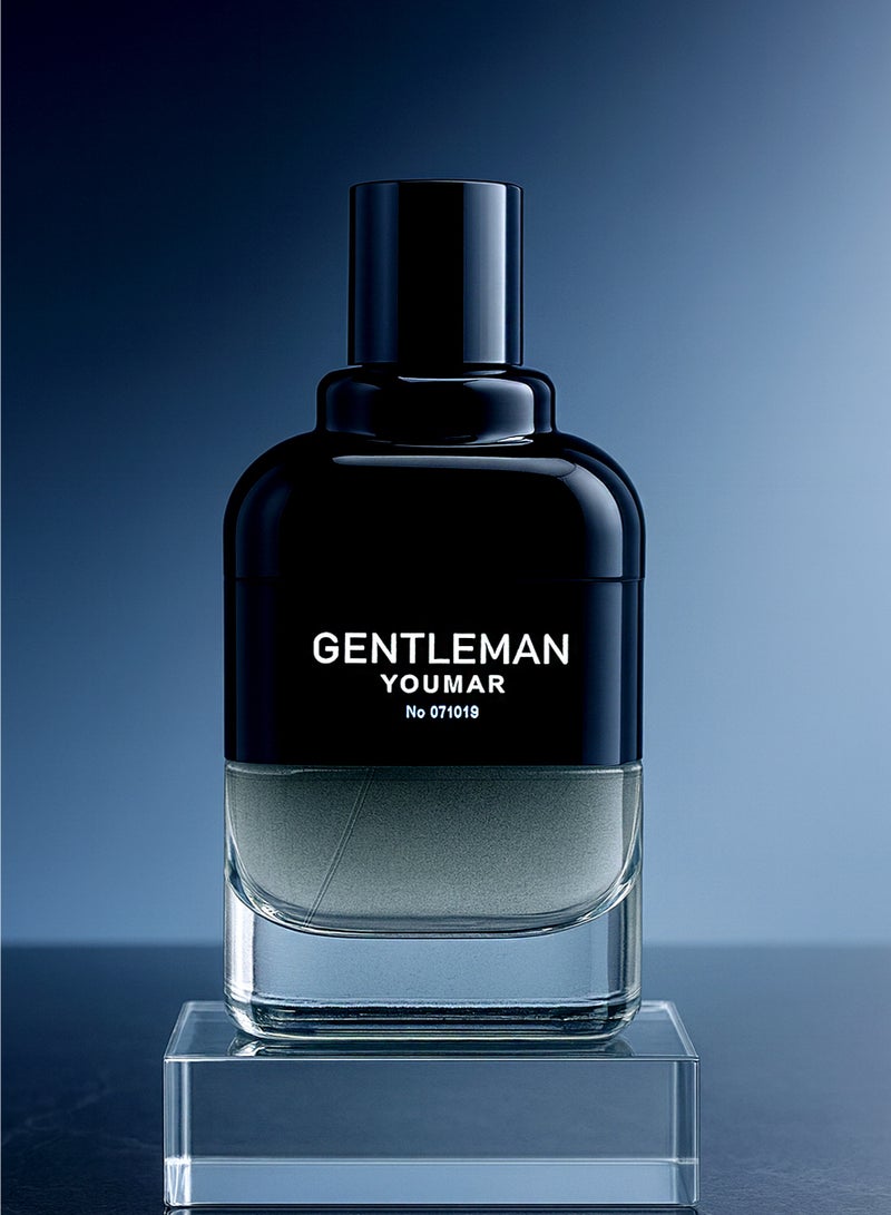 يومار عطر فاخر للرجال من مجموعة يومار جنتلمان رقم 1019، 100 مل | نفحات عطرية، بودرية، وبلسمية | عطر رجالي فاخر، 100 مل | أفضل هدية عطرية له - Image 5