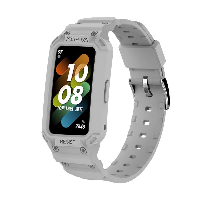 Suitable For Huawei Band 10/9/8/7/6 Universal Tpu Integrated Strap Sports Anti-Drop Honor Band 6 Wristband - Image 1