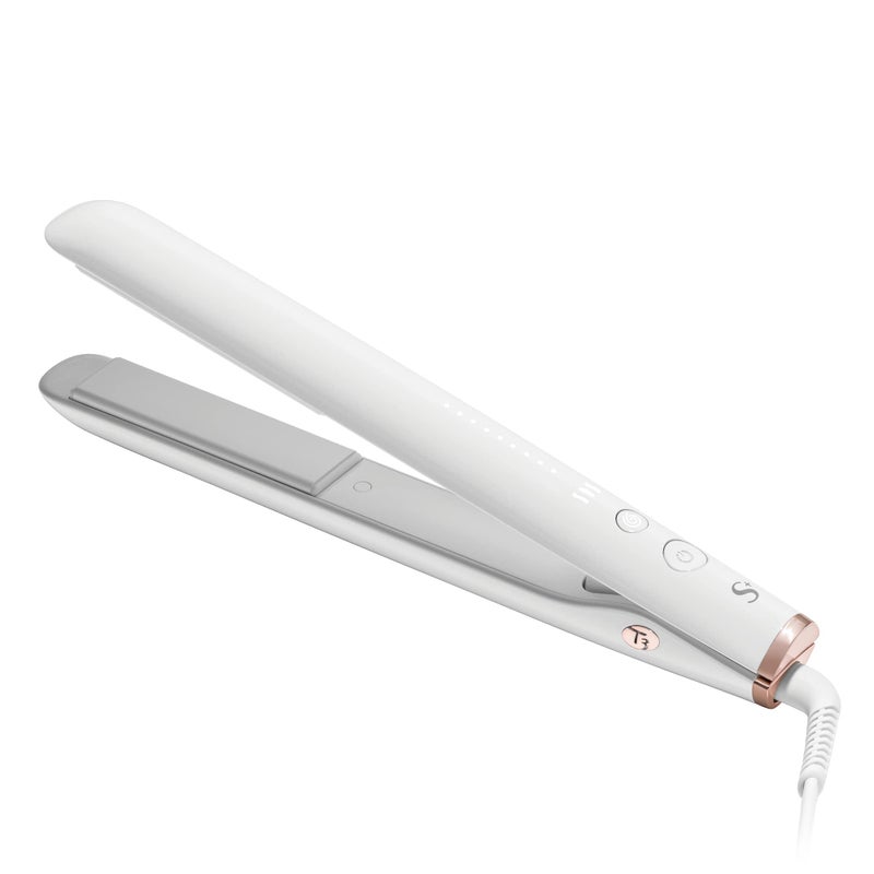 T3 SinglePass StyleMax Professional 1" Ceramic Flat Iron with Custom Heat Automation, 9 Heat Settings, Longer Ceramic Plates, For Straightening, Waving, Curling & Styling - Image 2