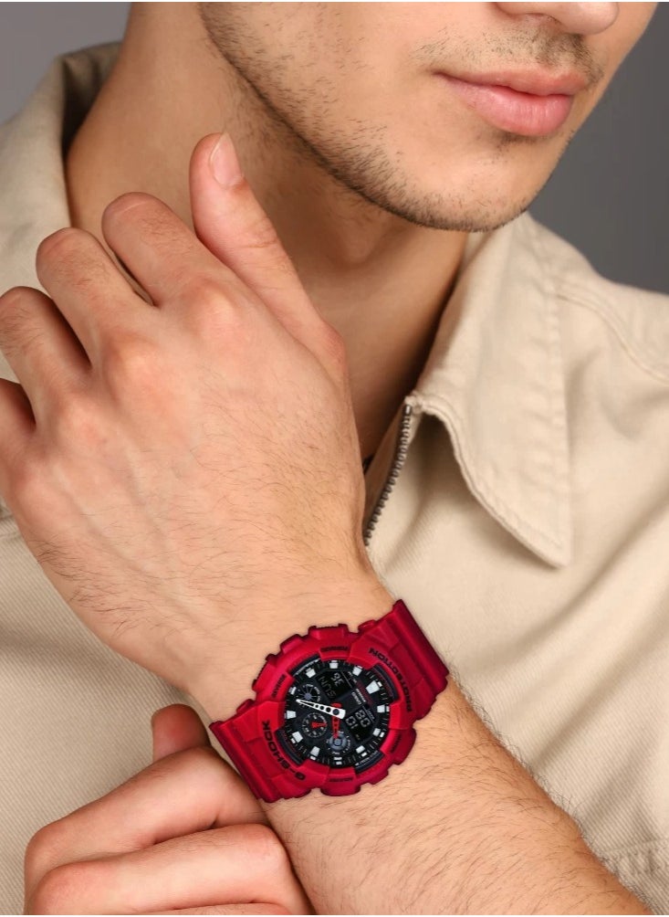 CASIO - Men's Quartz Watch with Plastic Strap GA-100B-4A - Image 1
