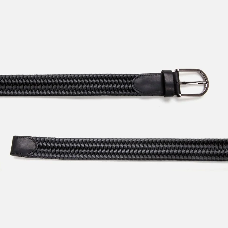 Hotiç 06KEH290520A100 Leather Black Men's Belt