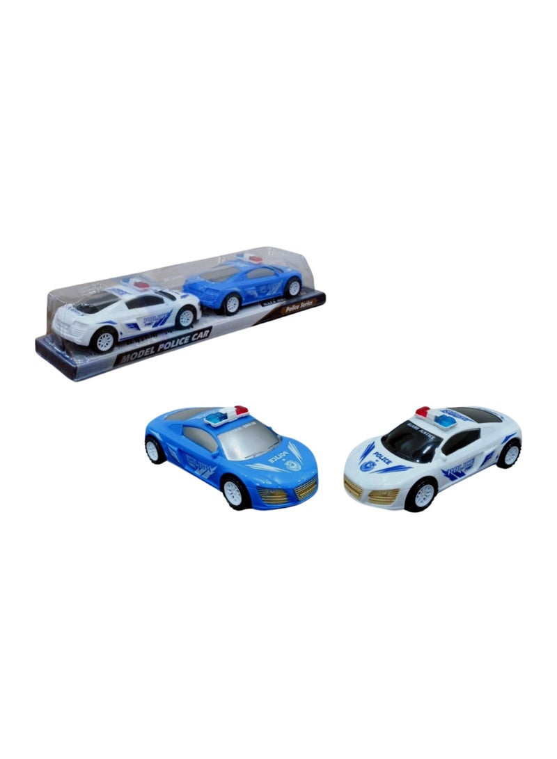 Police Toy Play Car For Children 2pcs