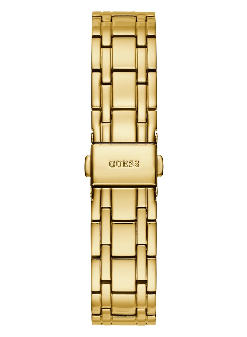 GUESS ساعة يد نسائية أنالوج بشكل دائري من الفولاذ المقاوم للصدأ GW0114L2 - 36 مم - Image 3