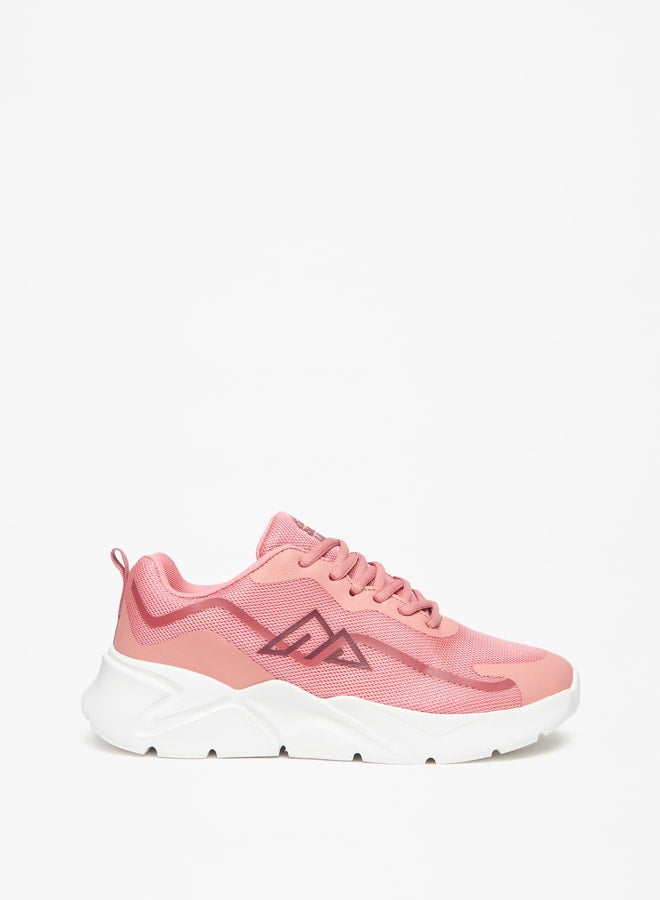 Oaklan by Shoexpress Women's Textured Lace-Up Sports Shoes  - Image 1