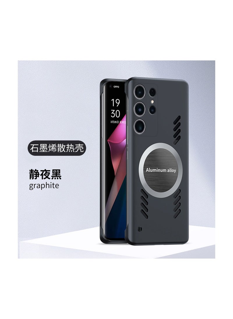 AROAQ Suitable for Samsung S24Ultra Mobile Phone Case S23plus Frameless Cooling Magnetic Thin S24 Protective Case - Image 1