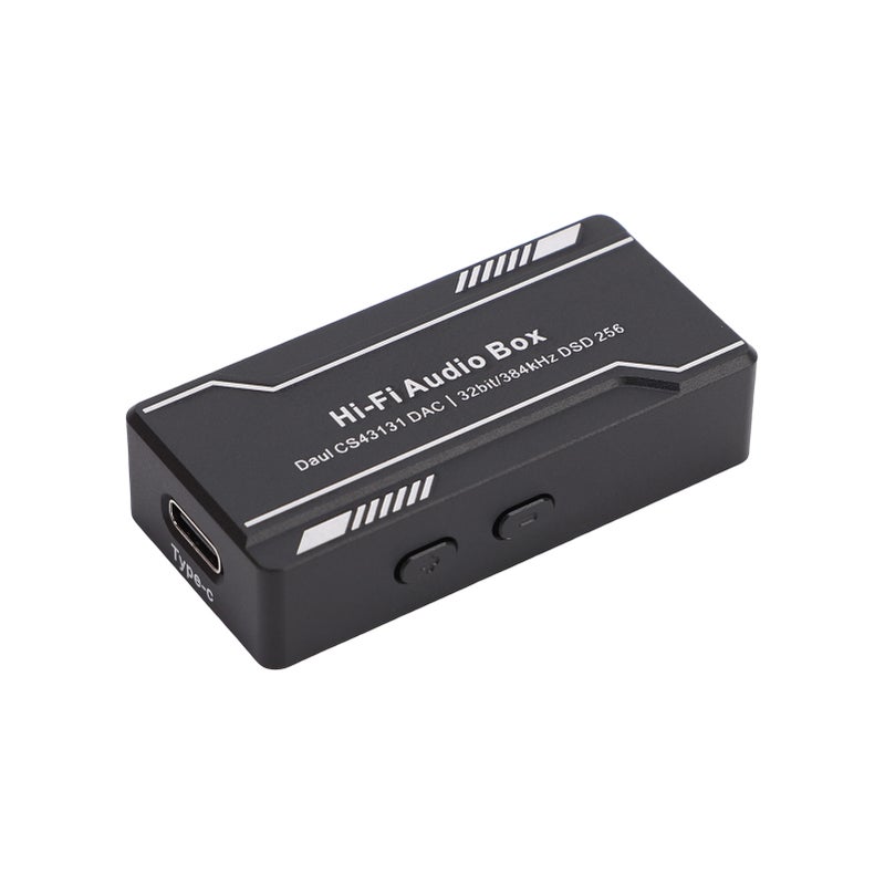 Portable Sound Decoder Amplifier High Gain Mode Balanced Output PCM 384K HiFi DAC for Smartphone Computer Tablet - Image 3