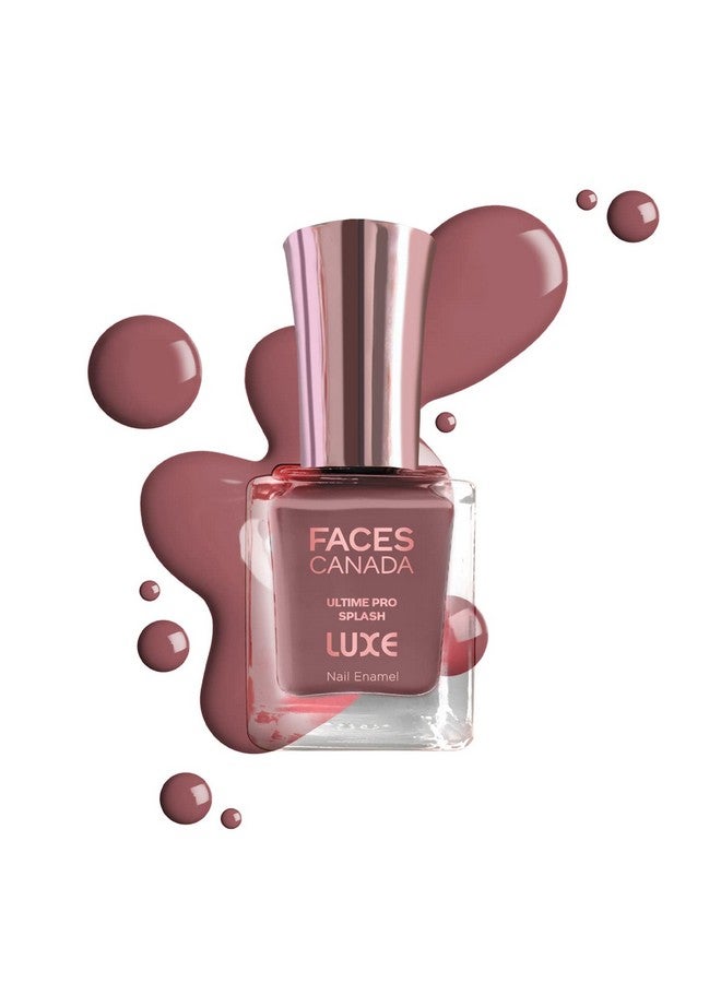 فاسيسكانادا طلاء أظافر FACESCANADA Ultime Pro Splash Luxe - Rustic Love (L11)، 12 مل | لمسة نهائية لامعة | سريع الجفاف | يدوم طويلاً | لمعان شديد | مقاوم للتشقق | لمسة نهائية متساوية | نباتي | غير سام | خالٍ من الإيثانول  - Image 1