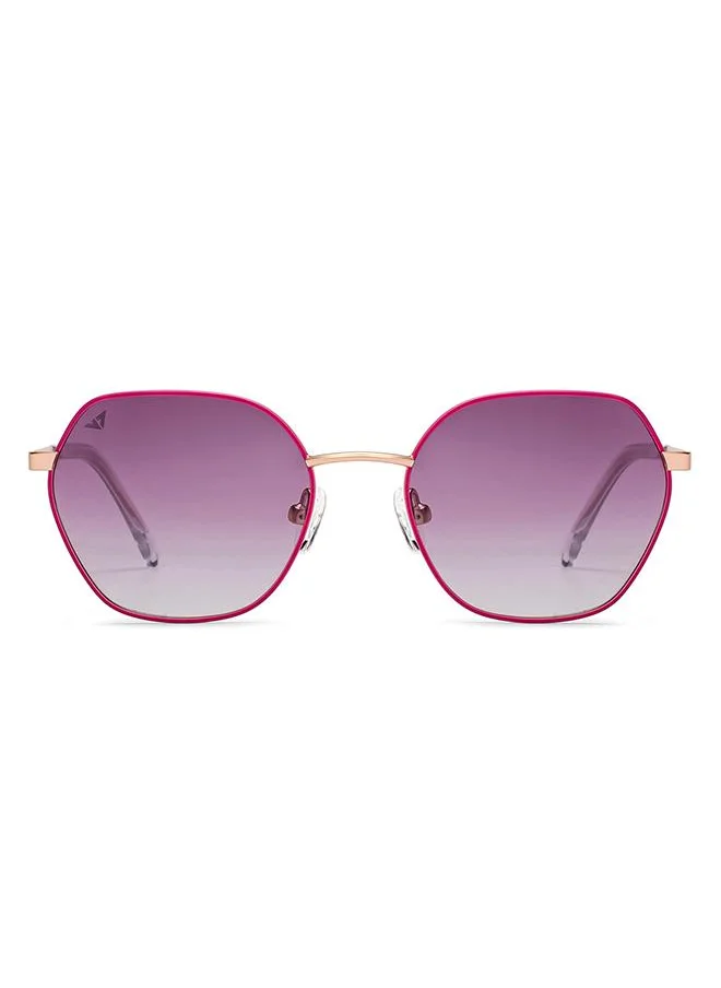 فينسينت تشيس Women's Full Rim Hexagonal Future Classics Branded Latest And Stylish Sunglasses Polarized And 100% UV Protected Women Small VC S16549