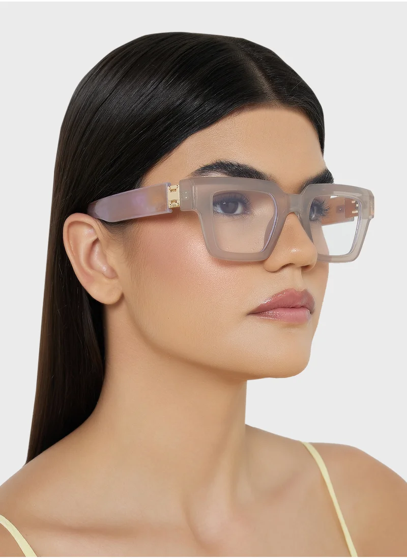 جينجر Anti Blue Laptop Optic Cat Eye Len Glasses