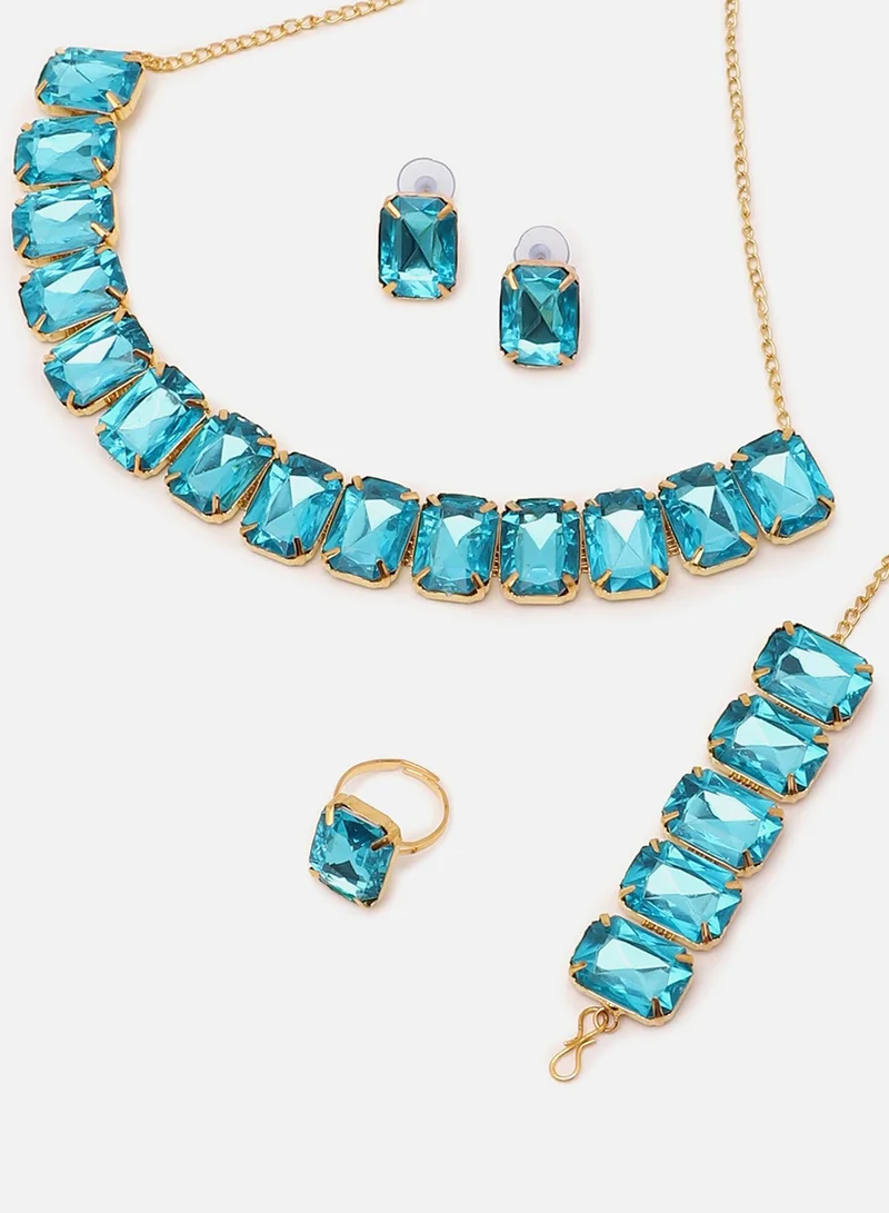SOHI Stone Artificial Jewellery Set