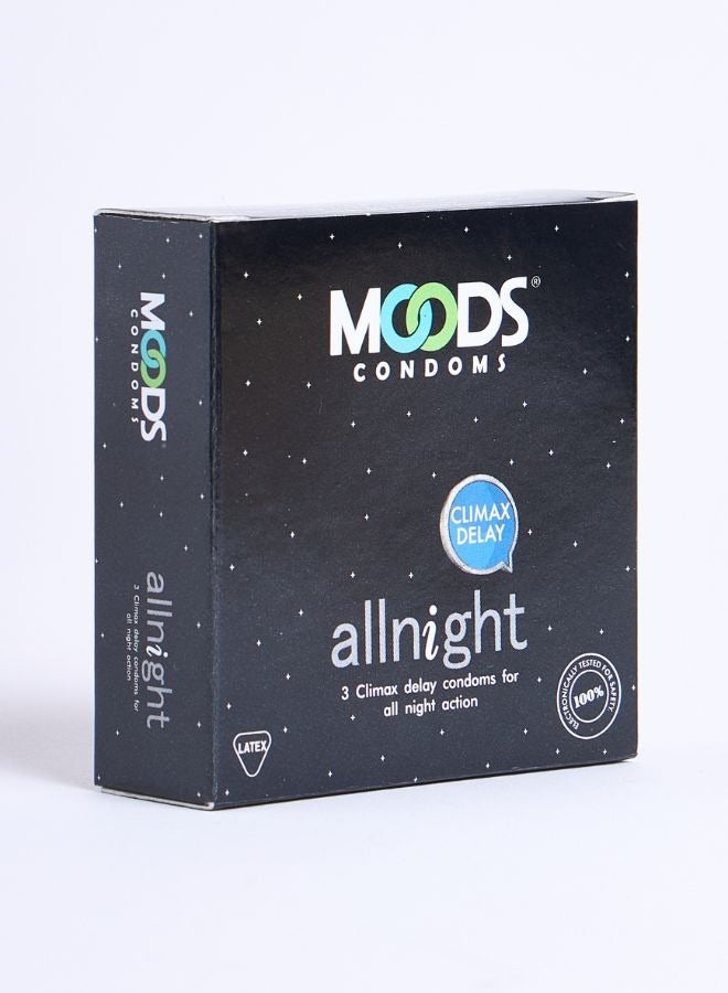 Moods All Night Condoms 3 Pcs - Image 2
