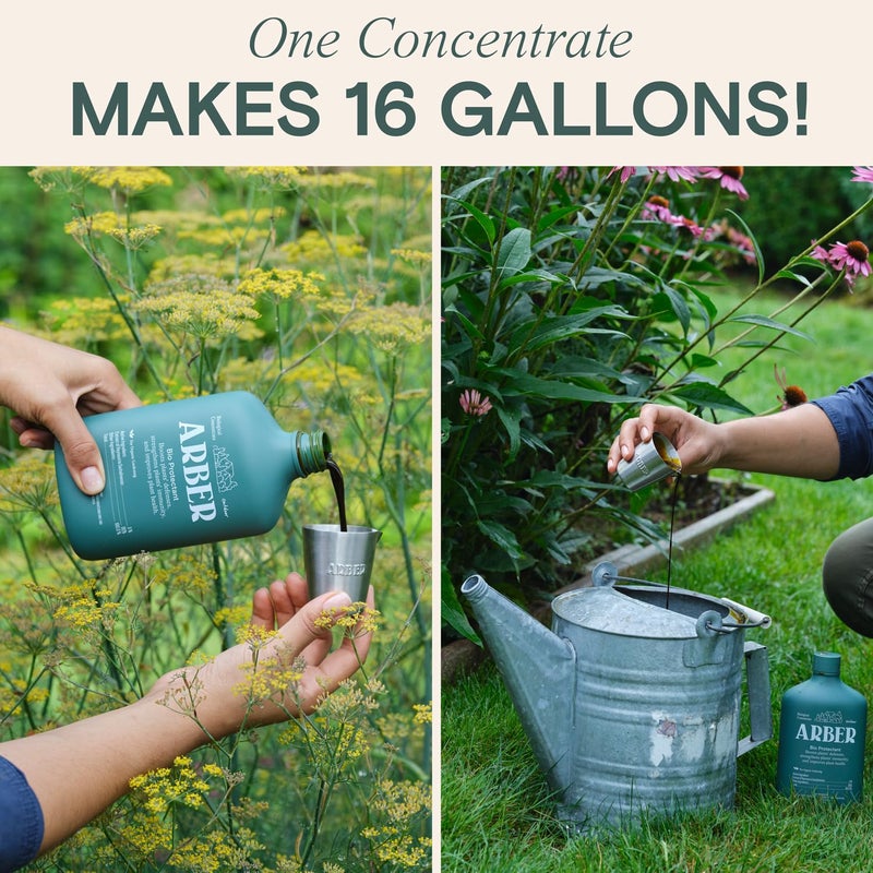 Arber Bio Protectant | Organic Outdoor Plant Fungicide and Root Stimulate Liquid Concentrate | Natural Bloom Boosting Growth Gardening Solution | Control Mildew, Mold, Spots | Make Over 16 Gallons - Image 3