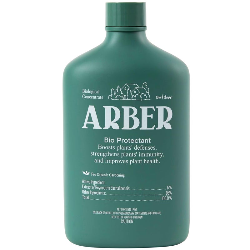 Arber Bio Protectant | Organic Outdoor Plant Fungicide and Root Stimulate Liquid Concentrate | Natural Bloom Boosting Growth Gardening Solution | Control Mildew, Mold, Spots | Make Over 16 Gallons - Image 1