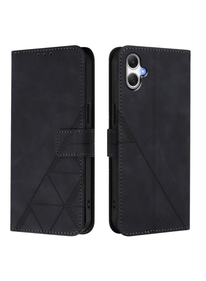 erorex Case For Samsung Galaxy A06 5G Crossbody 3D Embossed Flip Leather Phone Case - Image 2
