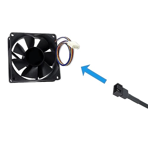 Maxmoral 12pcs 106 inch 4Pin PWM Fan Splitter Cable PC Fan Extension Cable CA PWM Fan Extension Cable for Computer ATX Case Cooling Fan Cable - Image 3