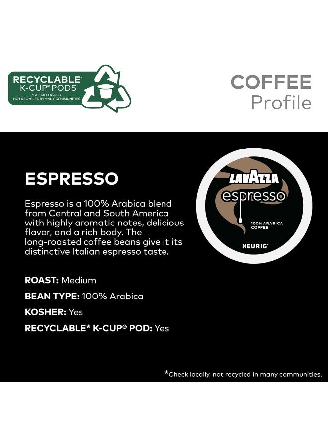 Lavazza Espresso, Single-Serve Keurig K-Cup Pods, Medium Roast Coffee, 60-Count Box (6 Packs of 10) - Image 5
