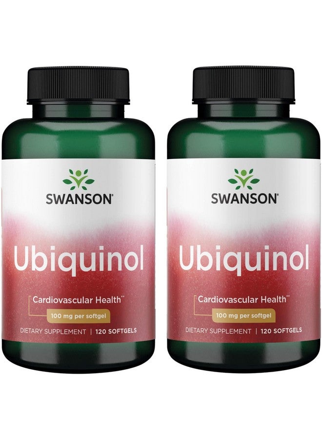 Swanson Ubiquinol 100 mg 120 Sgels (2 Pack)