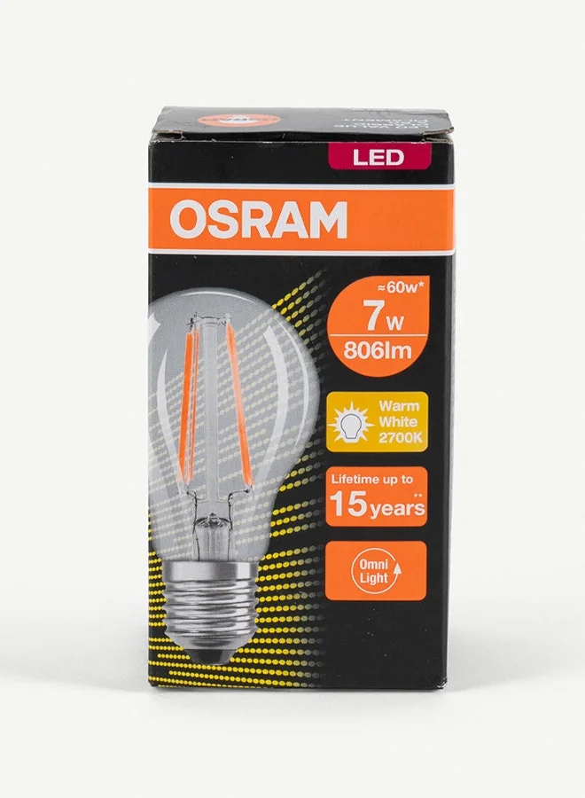 OC HOME Lowen LED Flmnt CLA 7W Warm Wht Bulb E27
