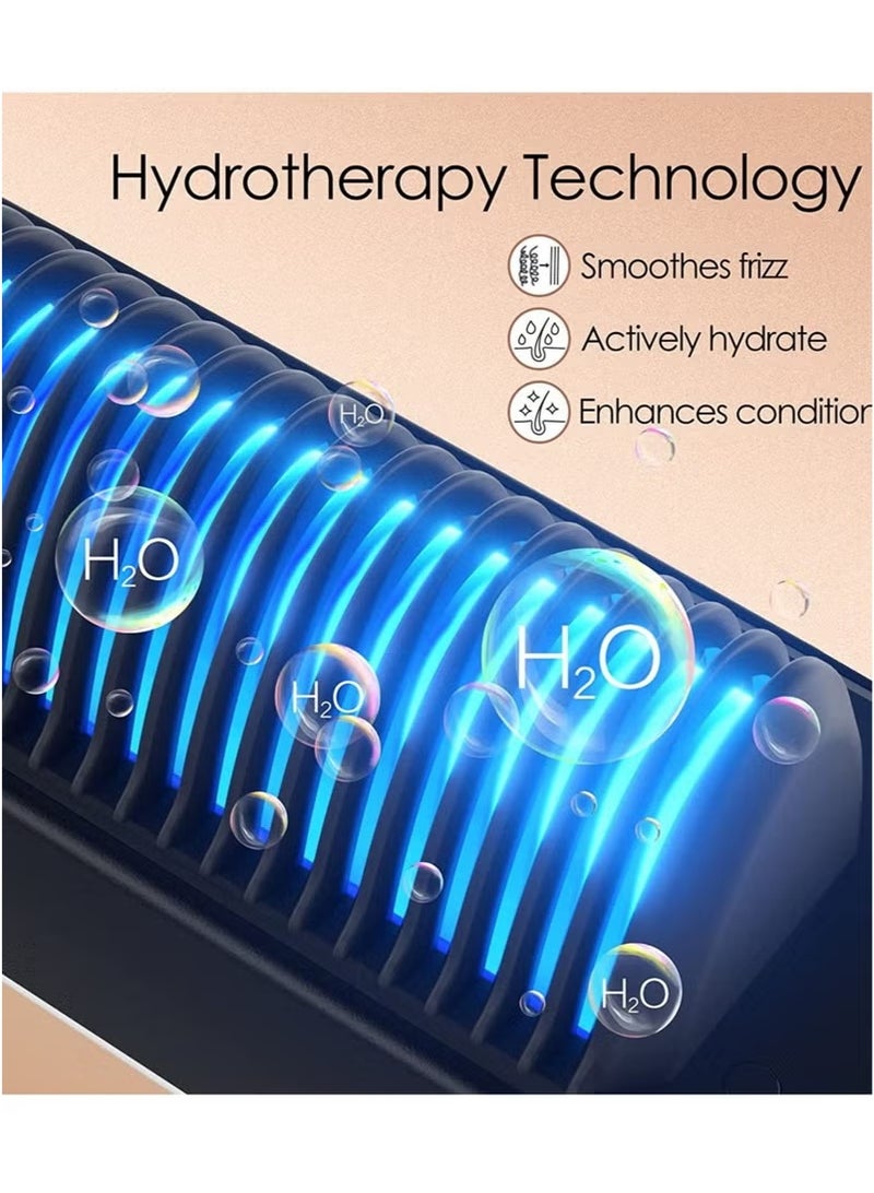 K.SKIN Hair Straightener Brush, 30s Fast Heating, 3 Temp Settings, Anti-Scald Design and 30mins Auto-Off, - Image 4