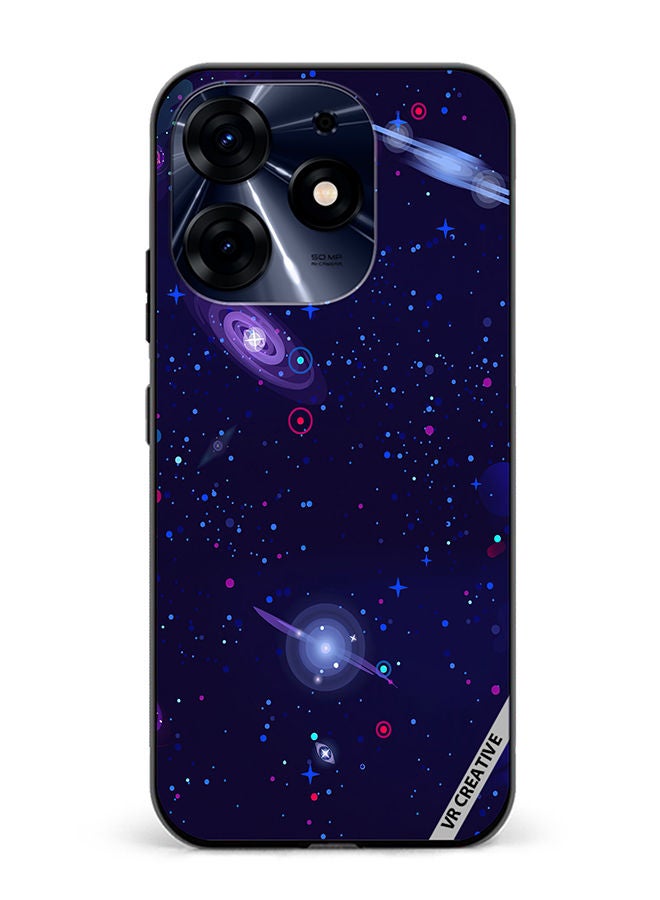 VR CREATIVE Protective Case Cover For Tecno Spark 10 Pro Galaxy Space Design Multicolour - Image 1