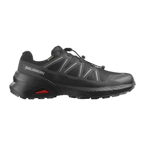 Salomon Men's Speedcross Peak Gore-Tex Trail Running Shoe, Waterproof All-Terrain Performance for Hiking & Long Trail Sessions - Black/Black/Asphalt - 10 Medium - Image 1