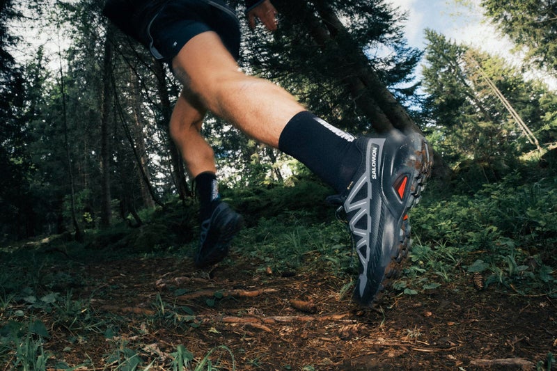 Salomon Men's Speedcross Peak Gore-Tex Trail Running Shoe, Waterproof All-Terrain Performance for Hiking & Long Trail Sessions - Black/Black/Asphalt - 10 Medium - Image 3