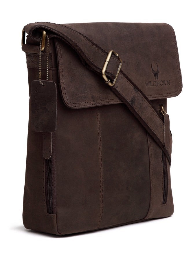 WildHorn Genuine Leather Sling Bag for Men | Stylish, Spacious & Built to Last | Adjustable Strap | 1-Year Warranty - Image 1