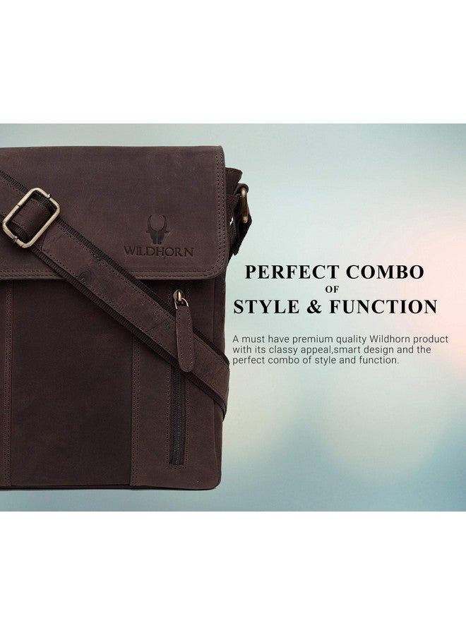 WildHorn Genuine Leather Sling Bag for Men | Stylish, Spacious & Built to Last | Adjustable Strap | 1-Year Warranty - Image 4