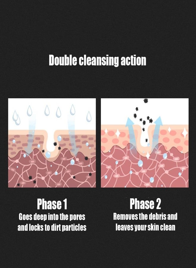 VENZEN Volcanic Mud Men's Facial Purifying Cleanser Foam Moisturizing Face Cleanse Pores Blackheads 168/5.93oz - Image 4