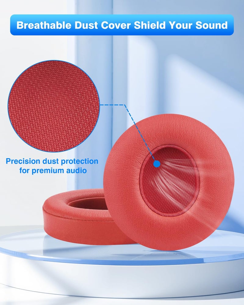 Link Dream Replacement Beats Solo 3 Earpad Beats Solo 2 Replacement Ear Pads Memory Foam Cushions Cover for Beats Solo 2 & Solo 3 Wireless Headphone - Image 5