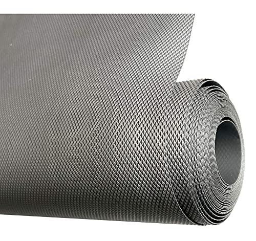 Nimbose Nimbose Multicolor Super Strong Water Proof Anti Slip Mat Wardrobe Sheet Roll Multipurpose Diamond Texture Fridge Roll Surface Protection Liner Temperature Resistant Washable NonSlip 3 meters Metallic Grey - Image 1