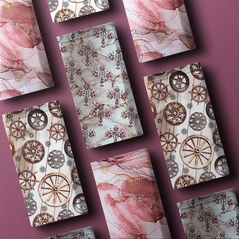 Lakeer Gift Wrapping paper sheets Assorted Marbel Design (25 Sheets random designs), Birthday, Holiday, Wedding, Baby Shower, Christmas. - Image 2