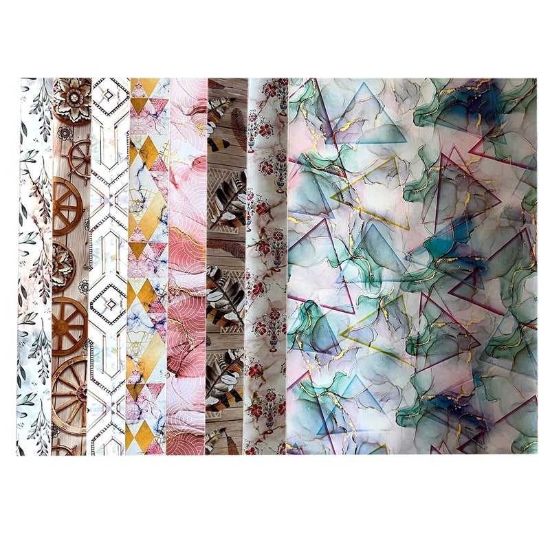 Lakeer Gift Wrapping paper sheets Assorted Marbel Design (25 Sheets random designs), Birthday, Holiday, Wedding, Baby Shower, Christmas. - Image 3