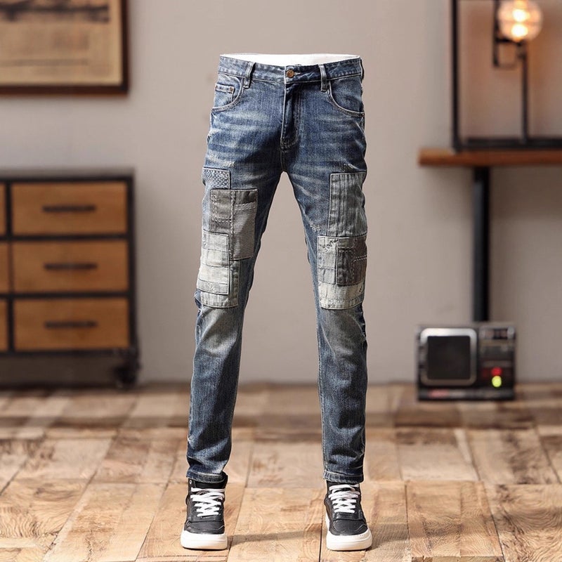 Unisex Classic Denim Jeans Loose Fit Daily Outdoor Wear - Image 2