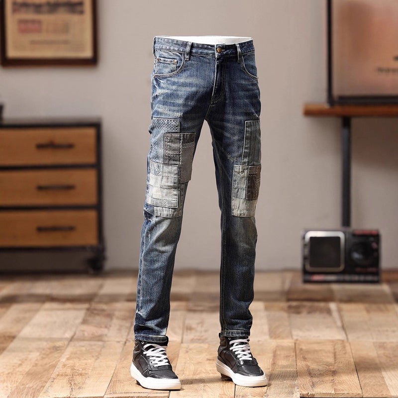 Unisex Classic Denim Jeans Loose Fit Daily Outdoor Wear - Image 4