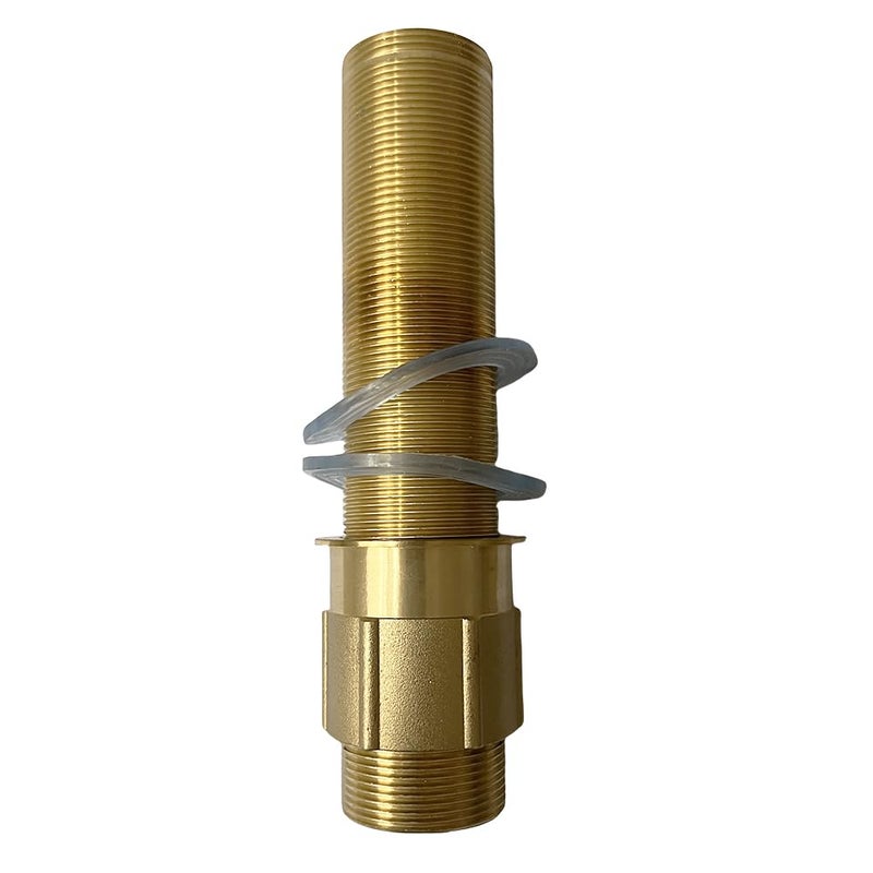Weirun Faucet Nipple with Locking Nut and Washers 6 inch Extra Length Shank Nuts Faucet Tap Extension Threaded Pipe Mounting Hardware Part 15cm - Image 1