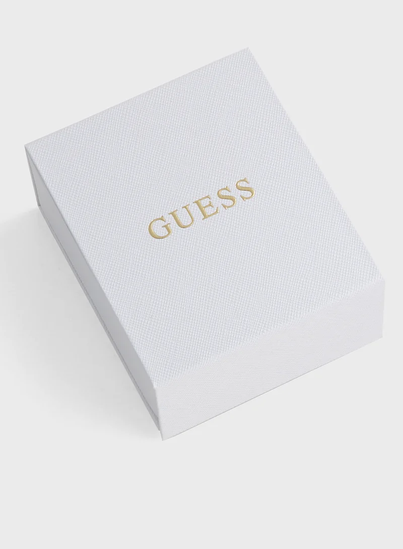 GUESS Pave Butterfly Stud Earrings