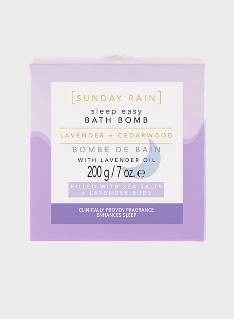 Sunday Rain Sleep Easy Bath Bomb Lavender